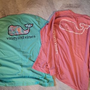Two vineyard vines tops size medium